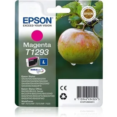 Produktbild von Epson Apple T1293 Apfel DURABrite Ultra Single Magenta Tinte, Magenta, Tinte auf Pigmentbasis, 7 ml, 1 Stück(e)