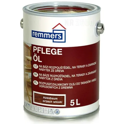 Produktbild von Remmers Pflege Öl 5 L Holzöl Terrassenöl Gartenmöbelöl - Nussbaum