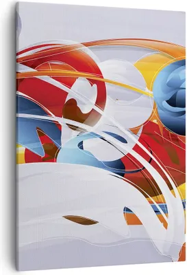 Produktbild von Bild auf Leinwand - Leinwandbild - Einteilig - Abstraktion modern - 50x70cm - Wand Bild - Wanddeko - Wandbilder - Leinwanddruck - Wanddekoration - Leinwand bilder - Wandbild - PA50x70-3529