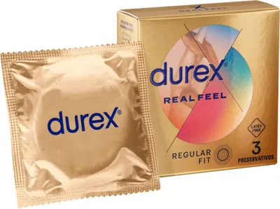 Obrázok produktu pre Durex - Kondómy Real Feeling 3 Ks