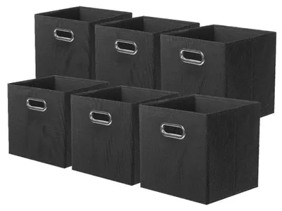 Productafbeelding van Set van 6 opvouwbare opbergboxen met handgrepen