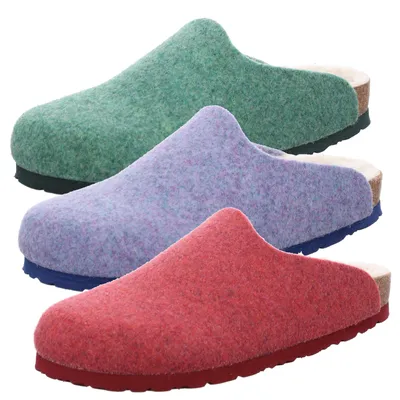 Produktbild von Rohde Damen Pantoffeln Hausschuhe Filz Alba 6061, Größe:38 EU, Farbe:Blau