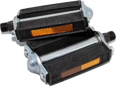 Image de Kit de pédales Supertec universel 9/16, avec réflecteur, compatible avec Puch Maxi E50