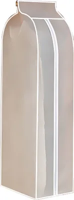 Produktbild von Staubdichte Kleidersäck Lange mit Reißverschluss für Anzug Mantel T-Shirt Jacke, 50*30*120 cm