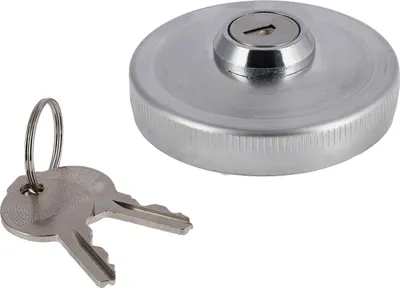 Produktbild von Tankdeckel mit Schloss Ø40mm, Aluminium poliert - Simson S50, S51, SR50, SR80, KR51 Schwalbe, SR4 Vogelserie - IWL