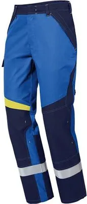 Produktbild von Bundhose PERFORMER light marine/kornblau Kontrast gelb Gr.50