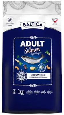Produktbild von BALTICA Excellent Hypoallergenic Adult Medium breeds Salmon - trockenfutter für Hunde - 9kg