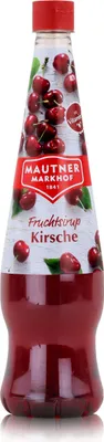 Produktbild von Mautner Getränkesirup Kirsche 0,7L - Softdrink, Cocktails (1er Pack)