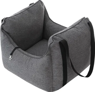 Produktbild von Autositz für Hunde & Katzen ONE | 60×55×37 cm | Mit Sicherheitsleine & Tragegriffen | Waschbarer Bezug |  | PillowPrim