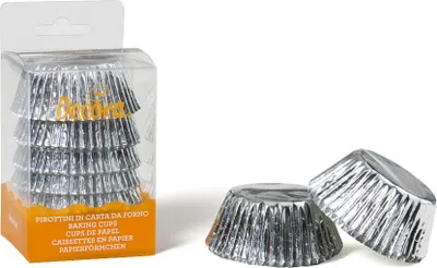 Produktbild von Muffinförmchen SILBER 50x32mm 60 Stück
