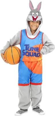 Produktbild von Space Jam – Bugs Bunny Kostüm für Kinder Kindergröße: 116