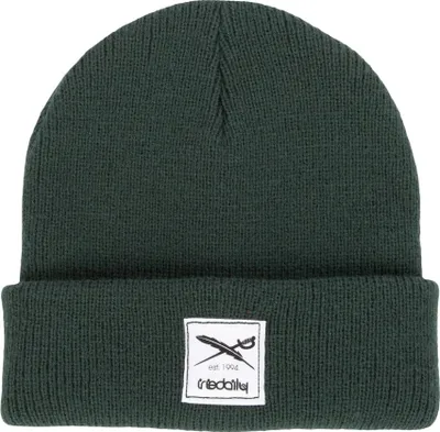 Image de Bonnet épais Iriedaily Smurpher vert bouteille.