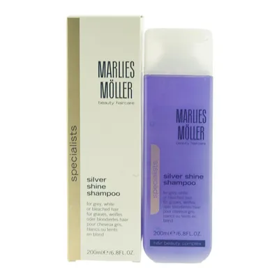 Produktbild von Marlies Möller Silver shine shampoo, 200 ml, Shampoo, Professionell, Unisex, Alle Haare, Grau