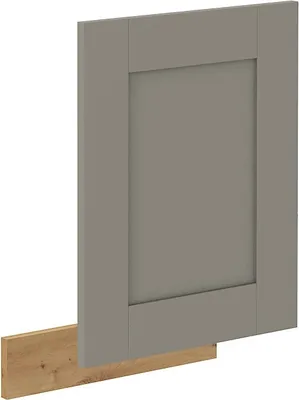 Produktbild von Tür für Einbau-Geschirrspüler LAILI – 570x446 mm, Hellgrau / Eiche Artisan