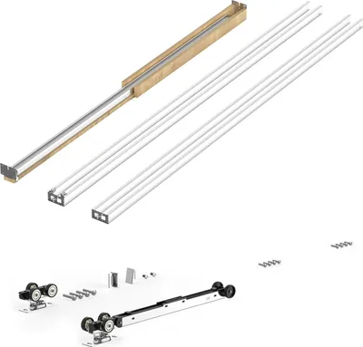 Zdjęcie produktu dla Zestaw ościeżnic przesuwnych SucceBuy ze stali do drzwi 610-762 mm x 2032 mm