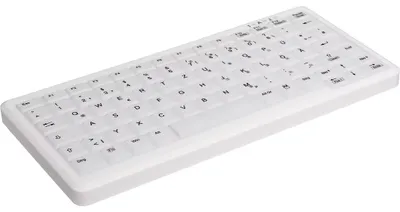 Zdjęcie produktu dla Contour Design Active Key AK-C4110, Bezprzewodowy, RF Wireless, QWERTZ, Biały