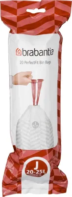 Immagine prodotto di Brabantia PerfectFit, tipo J 20-25 L, 20 pezzi