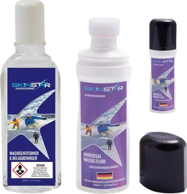 Zdjęcie produktu dla Płynny wosk narciarski SkinStar Universal Fluid Wax z bazą czyszczącą do usuwania wosku