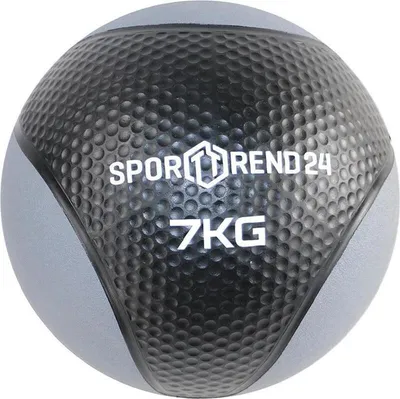 Produktbild von Sporttrend 24® Medizinball 1-12 kg in schwarz | Gewichtsball, Trainingsball, Gewicht Ball, Fitness (7kg)
