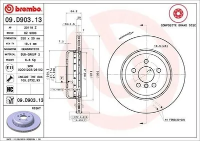Produktbild von BREMBO C 56 029 Kupplungsgeberzylinder
