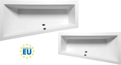 Immagine prodotto di Polysan Andra - Vasca asimmetrica Andra R, 1700x900x450 mm, bianco 81511