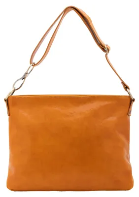 Image de Sac bandoulière pour femmes, en cuir véritable, avec bandoulière réglable, fabriqué en Italie