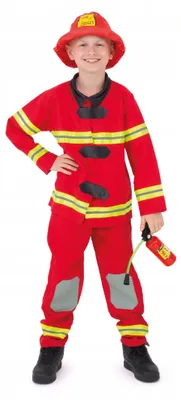 Produktbild von PartyPal Kinderkostüm Feuerwehr Gr. M 122-134 cm