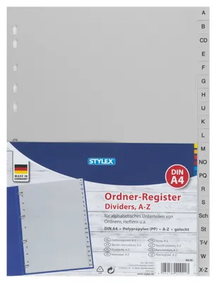 Obrázok produktu pre Top Pp priečinok Re Gister A4 A-Z 42921