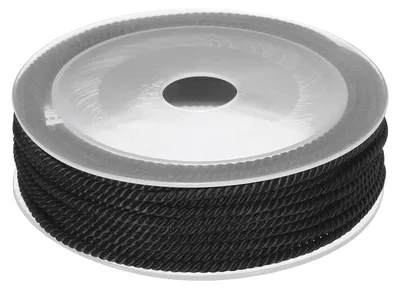 Image de Cordon en nylon - Corde tressée - Fil pour travaux manuels - Diamètre de 3 mm