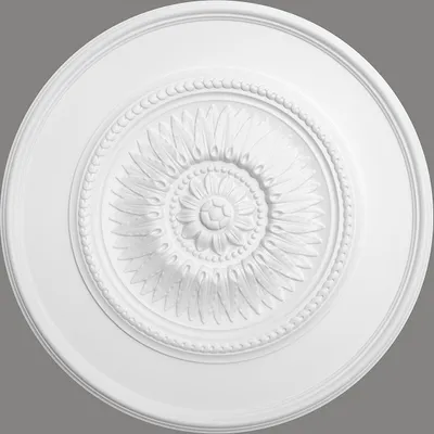 Produktbild von Mardom Rosette B3023 Profoam 592 x 85 x 592 mm Weiß Stuckrosette Deckenrosette Rund