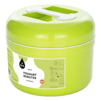 Produktbild von My.Yo - Joghurtbereiter ohne Strom | Farbe Limette | Inkl. 2 BeutelFermente