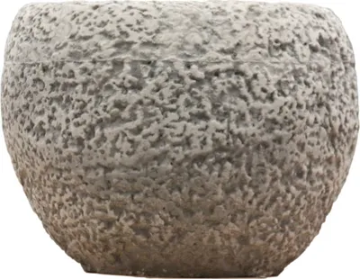 Produktbild von Blumentopf aus Steinguss perfekt für das Blumenbeet den Garten oder die Terrasse ist Witterungsbeständig und Neu 40cm H, PO-1263
