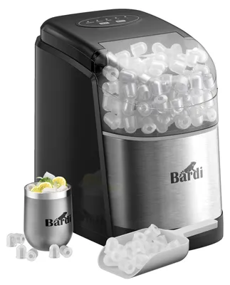 Produktbild von Bardi Eiswürfelmaschine – 1,6 l – Selbstreinigungsfunktion – Eisbereiter mit Eisschaufel – inklusive r Thermoskanne und Eisschaufel – Edelstahl