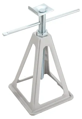 Produktbild von Wohnmobil-Stützböcke - 4er-Set - Aluminium - Stapelbar - Einspindelig - 900 kg pro Stütze - Für Wohnwagen und Camper