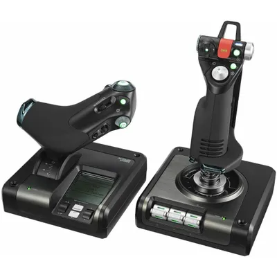 Immagine prodotto di Logitech G Flight Control System Nero. Argento USB 2.0 Simulazione di Volo Analogico Digitale PC