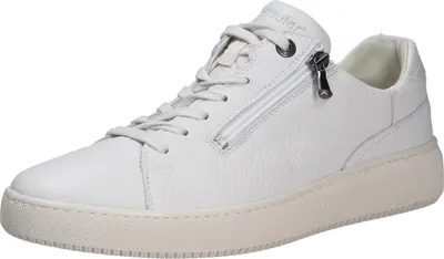 Produktbild von Waldläufer Schnürhalbschuhe bequem in weiss/weiss kombi, Gr. 6.5