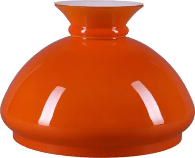 Produktbild von Petroleum Lampenglas Ø 189mm Ersatzglas Orange Leuchtenglas Glasschirm E27
