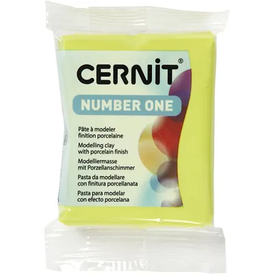Image de Cernit Pâte à modeler Vert Tilleul, 56 grammes