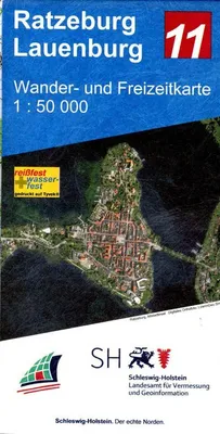 Obrázek produktu pro Turistická a rekreační mapa Ratzeburg – Lauenburg