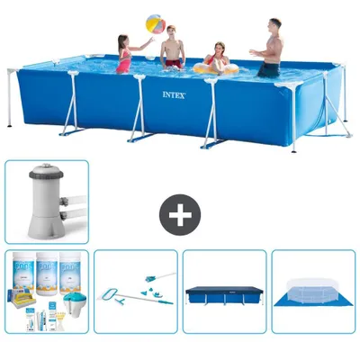 Produktbild von Rechteckiger Frame Pool - 450x220x84 cm - 6-teilig S20066