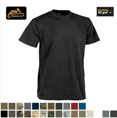 Produktbild von Helikon-Tex T-Shirt – Baumwolle – In mehreren Varianten erhältlich, Größe:S, Farbe:Melange Black/Grey