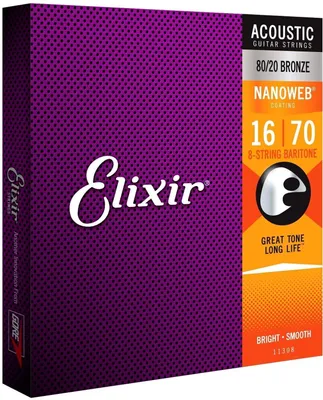 Produktbild von Elixir 11308 Nanoweb 16-70 Saiten für Akustikgitarre