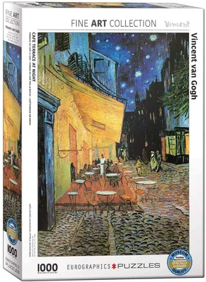 Produktbild von 1000 Teile Puzzle Caféterrasse am Abend von Vincent van Gogh