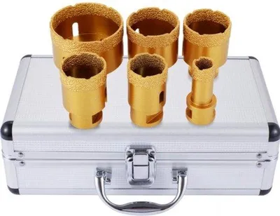 Produktbild von Professionelle Diamantbohrer - Set von 6 - 20/35/40/45/50/68 mm
