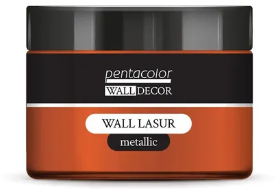 Produktbild von Pentart Metallic-Wandlasur 150 ml - Feuergold