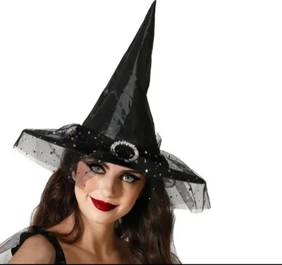 Immagine prodotto di Cappello Strega Nero Adulti