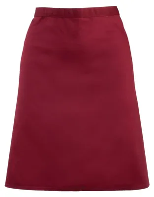 Produktbild von Premier - Herren/Damen Unisex Taillenschürze "Colours Collection" LT5647 (Einheitsgröße) (Burgunderrot)