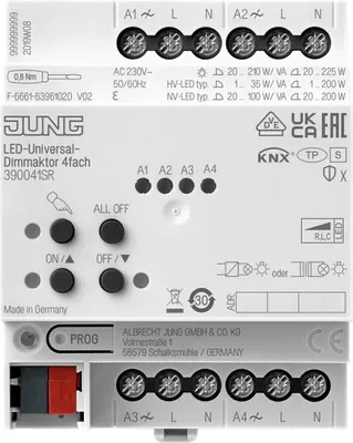 Produktbild von Jung KNX 390041SR LED-Universal-Dimmaktor 4fach