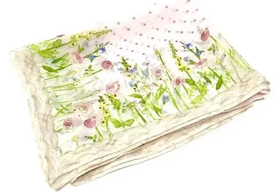 Image de Foulard "Fleurs à la campagne" - Alex Clark