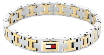 Image de Bracelet en acier bicolore pour homme H-Link 2790683